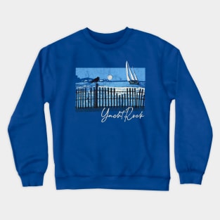 Yacht Rock // Faded-Style 80s Aesthetic Crewneck Sweatshirt